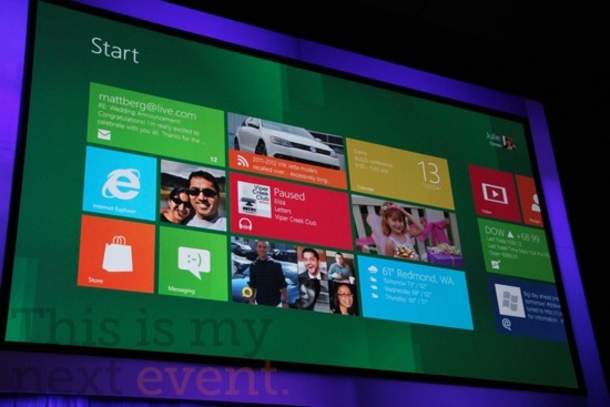 Windows 8Metro UI