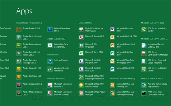 Windows 8 BetaŽͼ΢չʾȫAppsĻ