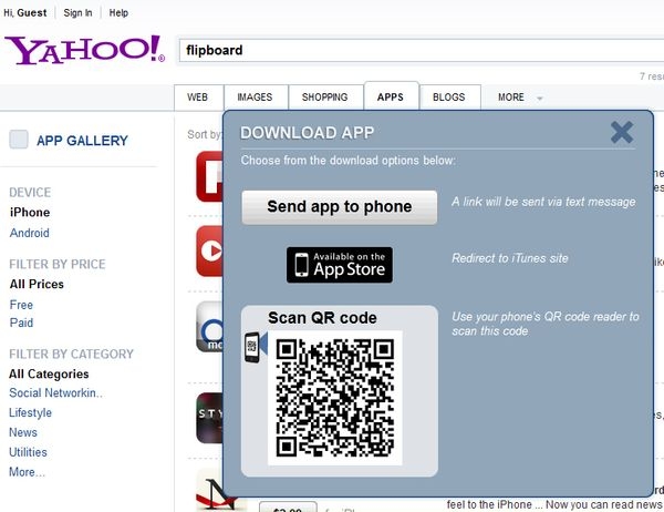 Yahoo Appsṩع