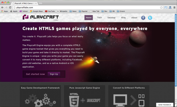 Best HTML5 and javascript game engine Library- playcraftlabs