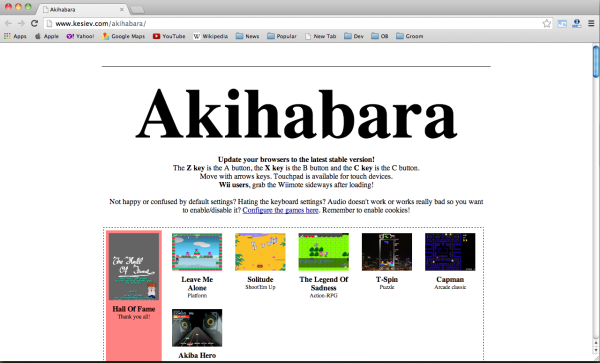 Best HTML5 and javascript game engine Library- akihabara
