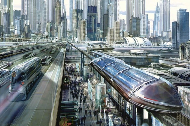 未来"公交都市"的设想图