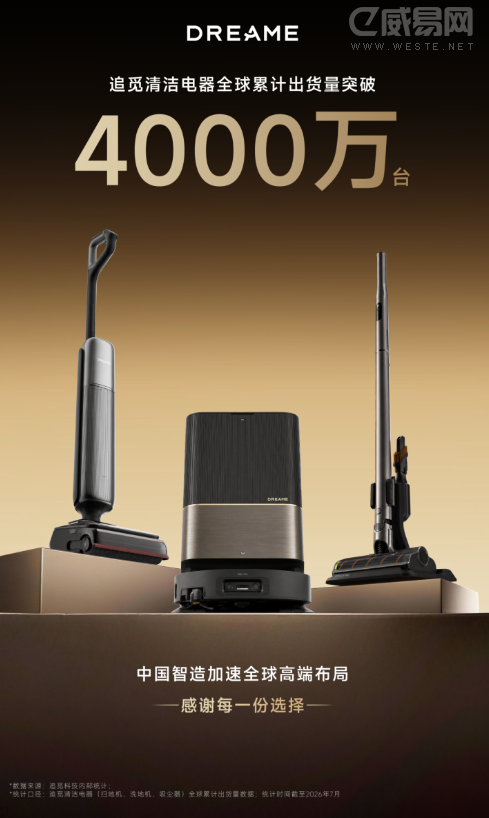 ׷��������ȫ���ۼƳ�������4000��̨����������������Ʒ������